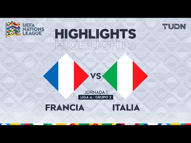 HIGHLIGHTS | Francia vs Italia | UEFA Nations League 2024 | TUDN