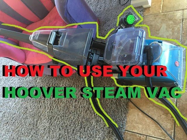 How To Use Your Hoover Steam Vac And Review