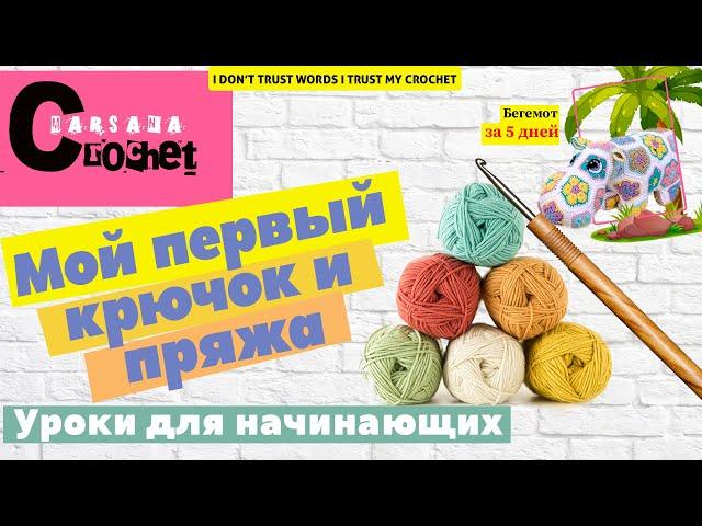 Какой крючок и пряжу выбрать | Уроки вязания крючком для начинающих