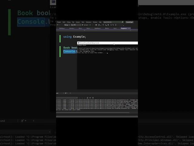 #shorts C# Tips - Override toString()