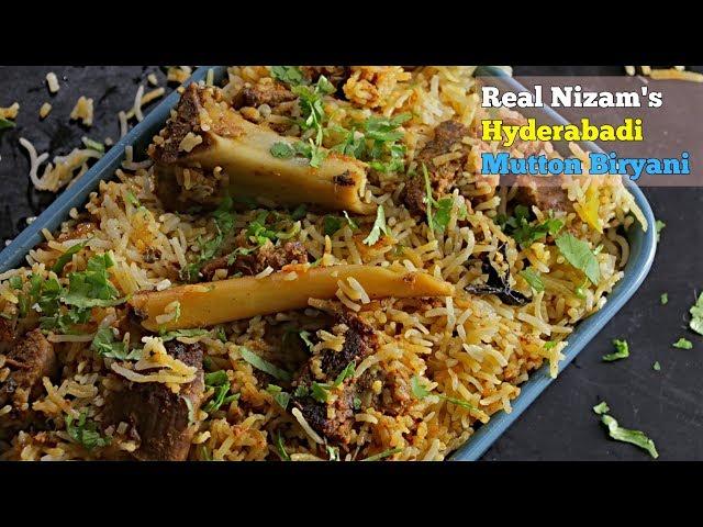 Mutton Dum Biryani | నిజమైన హైదరాబాది మటన్ బిర్యాని | How to Make Hyderabad Style Mutton Dum Biryani