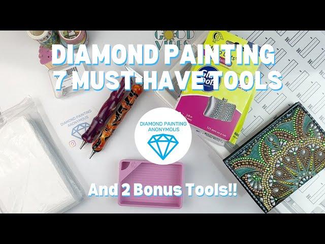 Diamond Painting Tools | My 7 Must-Have Diamond Painting Tools + 2 Bonus Tools!!