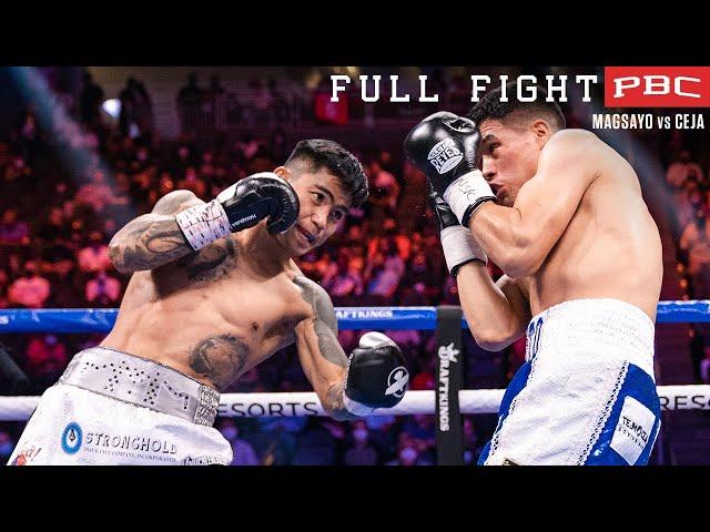 Magsayo vs Ceja FULL FIGHT: August 21, 2021 | PBC on FOX PPV