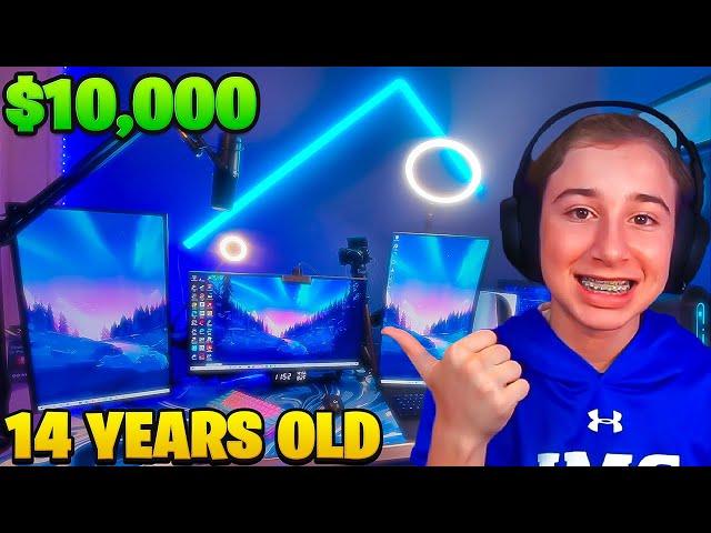 How I Afforded A $10,000 Gaming Setup At 14. (Revealing My Youtube Earnings)