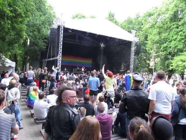 Steve Grand - Red, White, and Blue PRIDE 2015 Riga Latvia