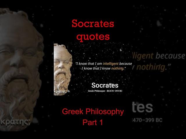 Socrates Quotes & Philosophy part 1