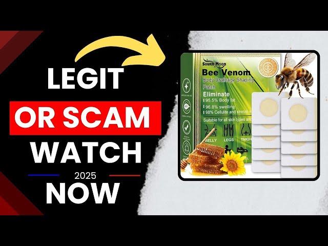 Bee Venom Body Drainage Shaping Patch Reviews - Scam Or Legit?