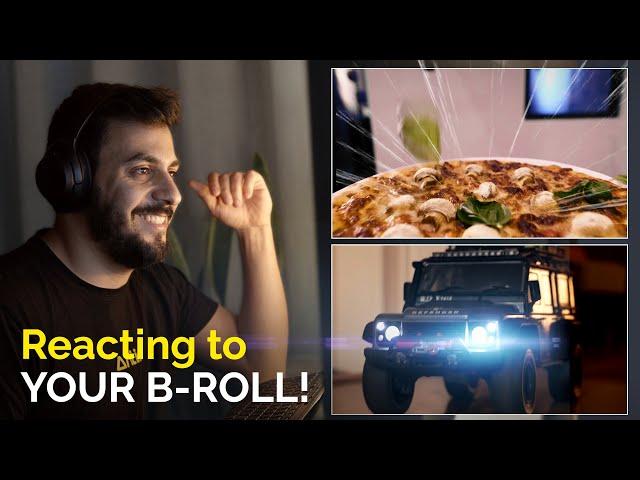 Reacting to YOUR B-ROLL! - announcing the winners