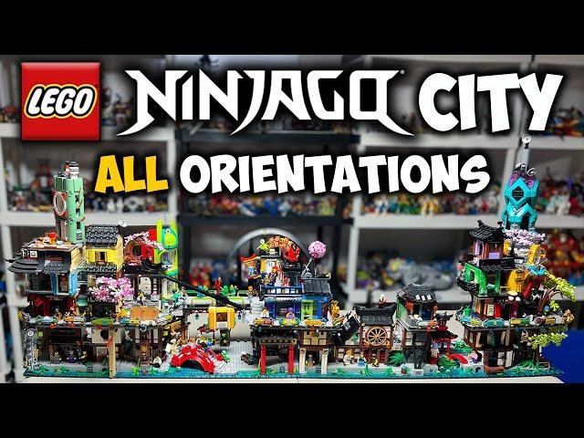 How Does The NEW Ninjago City Markets Connect to the Other Ninjago City Sets? (ALL ORIENTATIONS)