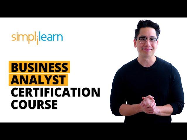 Business Analyst Certification Course | Business Analysis Course | #Shorts | Simplilearn