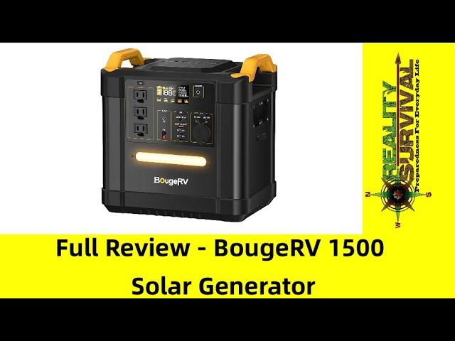 BougeRV Fort 1500 Solar Generator - Full Review