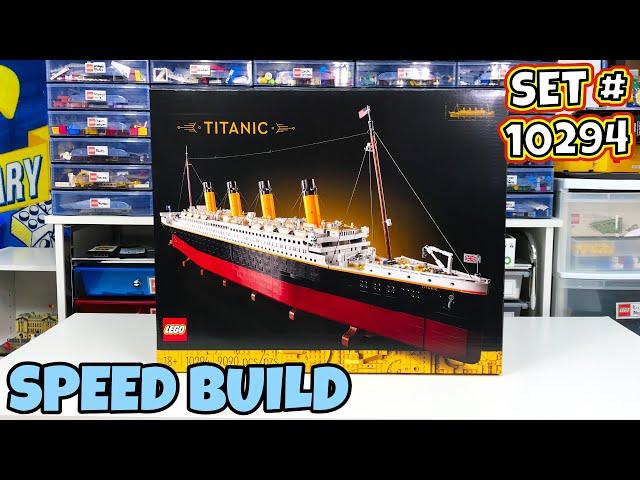 LEGO "The Titanic" Creator Expert Speed Build  LEGO Set 10294