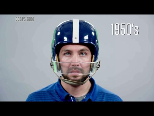 Through The Decades: Football Helmet