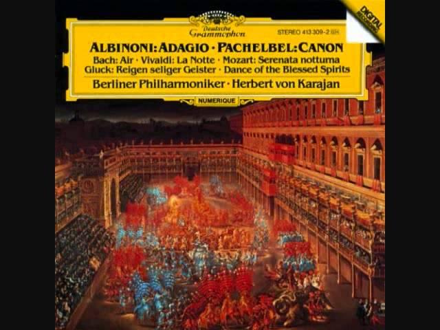 Pachelbel, Cannon and Gigue in D, Berlin Philharmonic, Herbert von Karajan