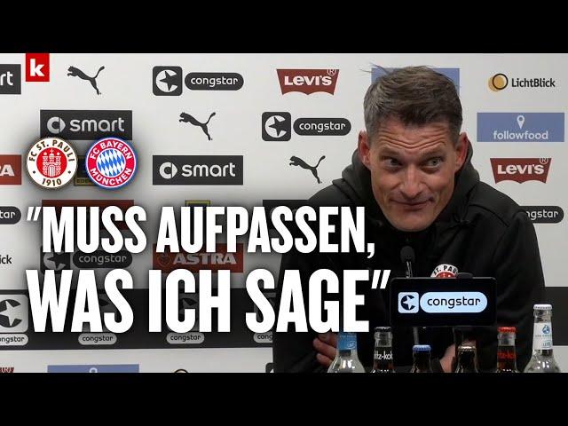 Blessin schimpft: "Ich will nicht über Bayern-Bonus reden, aber ..." I St. Pauli - Bayern 0:1