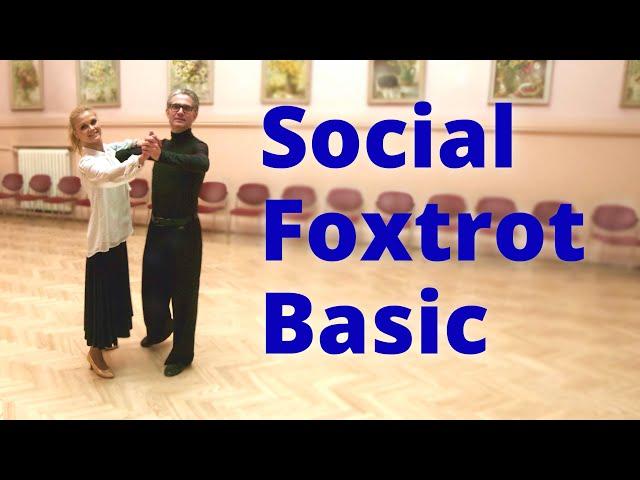 How to Dance Social Foxtrot | Basic Lesson for Beginners