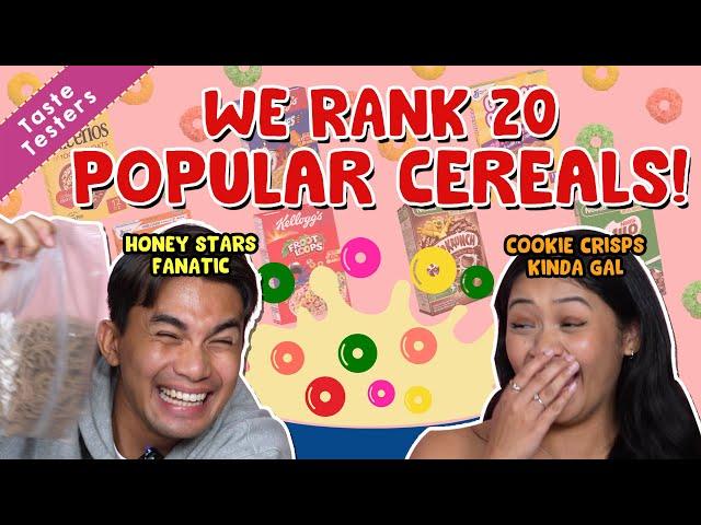 We Rank 20 Popular Cereal Brands! | Taste Testers | EP 142