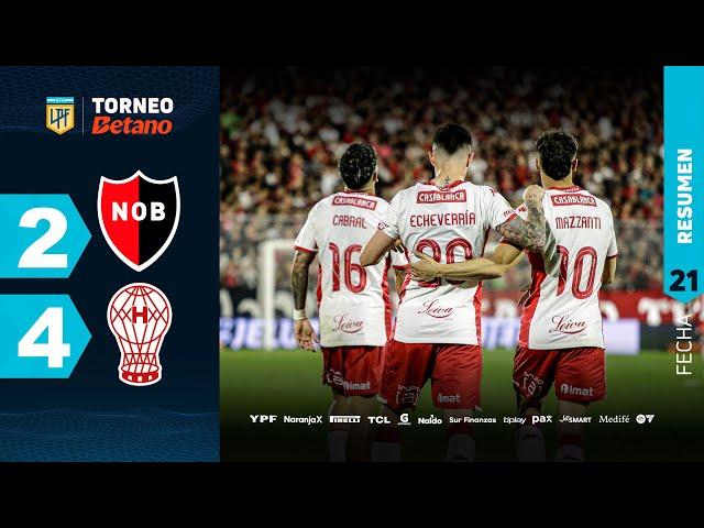 NEWELL'S 2 - 4 HURACÁN I Resumen del partido | #TorneoBetano 2024