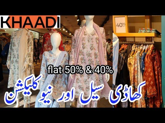 Khaadi biggest sale today flat 50% & 40% || Khaadi new arrival collection