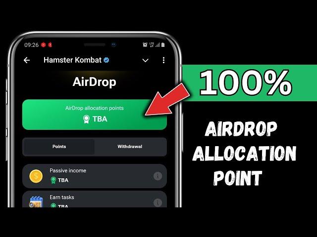 100% Airdrop Allocation Point is Possible (Hamster Kombat)