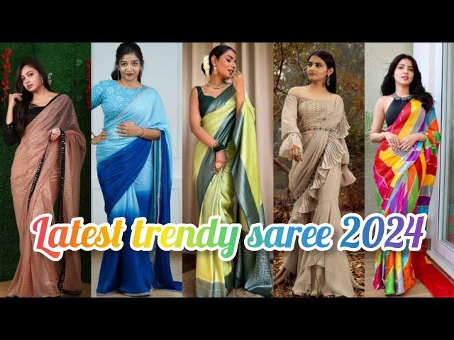 2024 Latest Saree Trends With Name||#2024 #trendingsarees