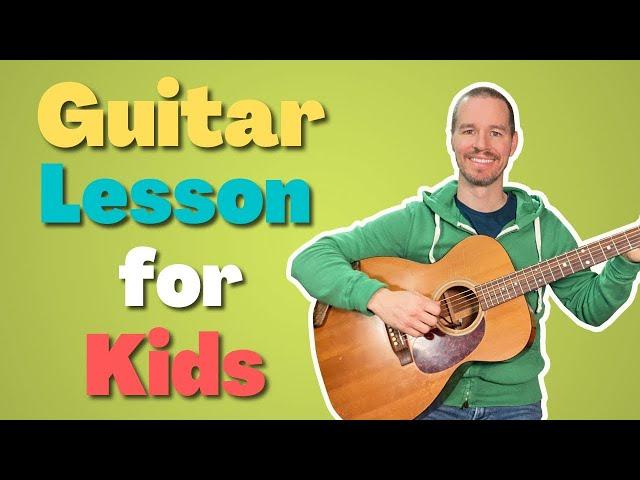 Guitar Lesson For Kids and Parents - Easy Exercises for Beginners #guitar #kids