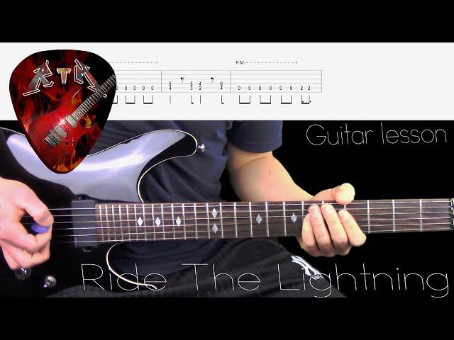 Ride The Lightning Guitar Lesson - Metallica (with tabs)