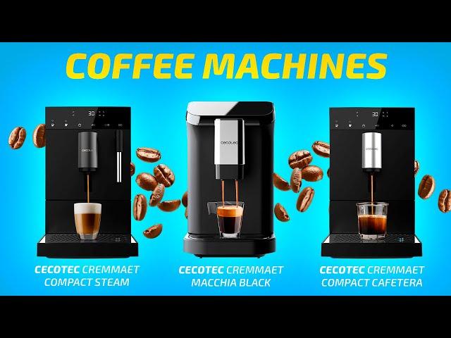 Coffee machines Cecotec Cremmaet Compact Cafetera, Compact Steam and Macchia Black - full review