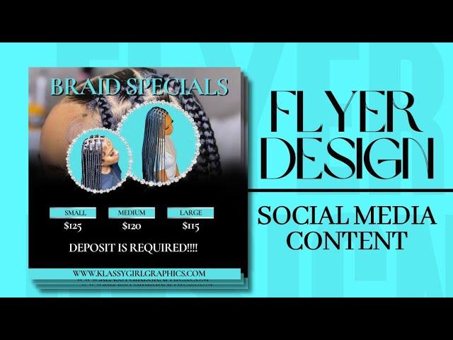 How to design a flyer using Canva | Flyer Design Tutorial