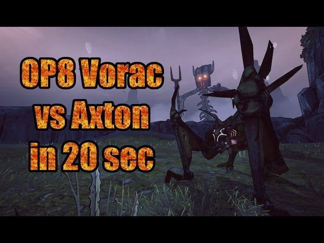 Borderlands 2: OP8 Voracidous vs Axton in 20 seconds