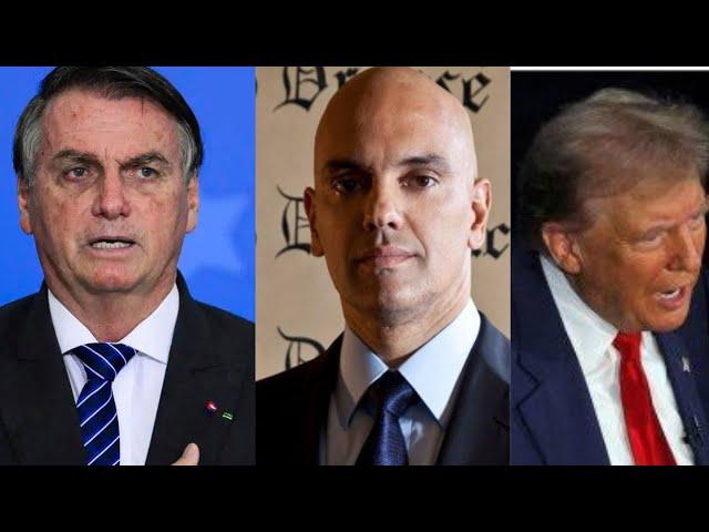 JAIR BOLSONARO FALA SOBRE PRISÃO DE ALEXANDRE DE MORAES POR DONALD TRUMP