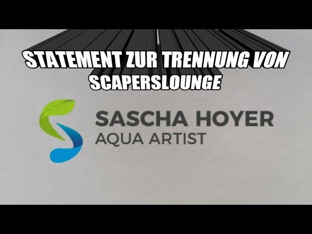 Statement to my seperation from the scaperslounge