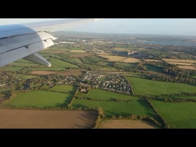 Landing at Dublin Airport, 17th Oct 2017 - Day after Ophelia