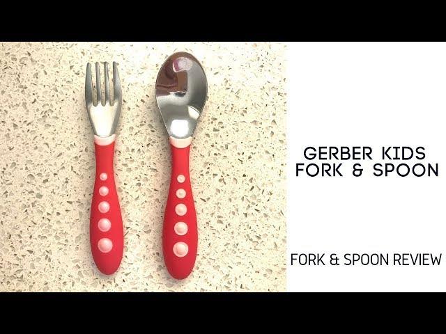 Gerber Graduates Kiddy Cutlery Forks and Spoons - Baby Product Review