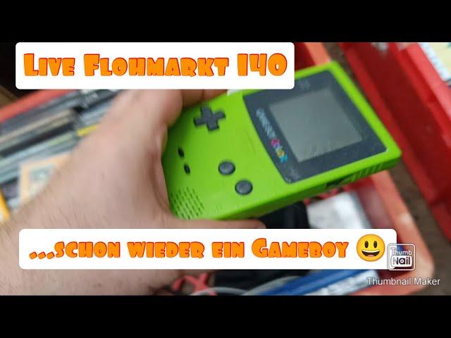 Live Flohmarkt 140 ....schon wieder ein Gameboy ! Diesmal in Münster an der Promenade