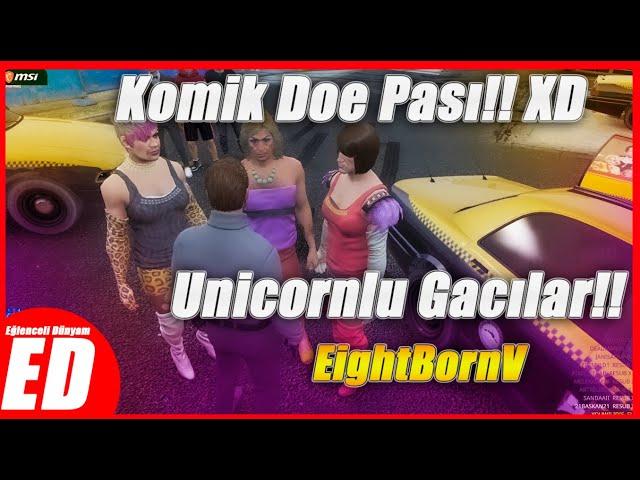 EightBornV - Taksi Durağına Unicornlu Gacılar Geliyor!! | Komik Doe Pası!! | Elraenn'in Gözünden.