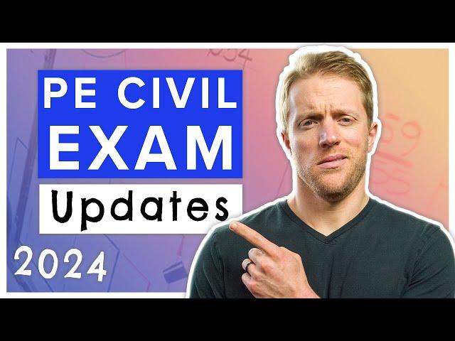 PE Civil Exam Updates 2024 (PPI2Pass Review)