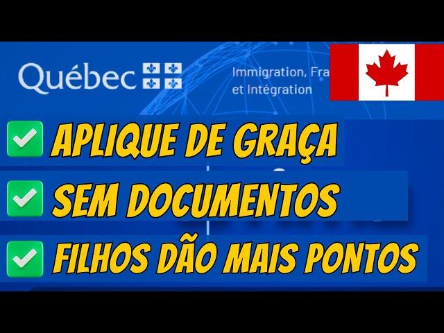 IMIGRAR GRATUITAMENTE para o CANADA 2024 - QUEBEC PRTQ ARRIMA