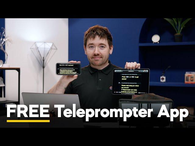 You should try this FREE Teleprompter App