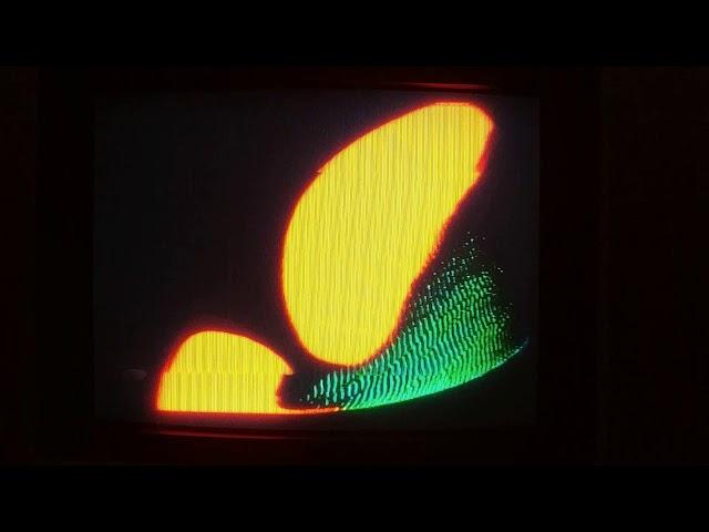 Vintage tv anomaly *EPILEPSY WARNING! STROBING PICTURES!*