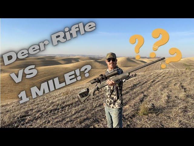 A hunting rifle can make hits how far? Bergara Wilderness Ridge .300WM Long Range