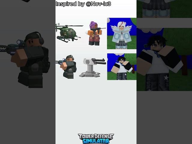 Tower Defense Simulator's DPS Towers | #roblox #tds #towerdefensesimulator