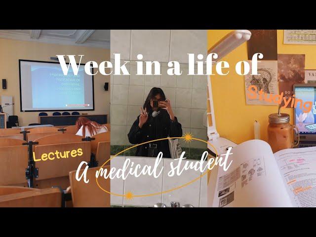 Week in a life of a Medical student in Bulgaria  🩺 || going to classes and studying