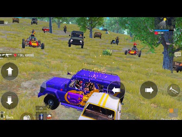 15 CARS RUSHED ME in SAME TIME!! | PUBG MOBILE