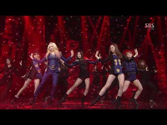 LADIES 'CODE [Bad Girl] @SBS Inkigayo Popular song 20130324