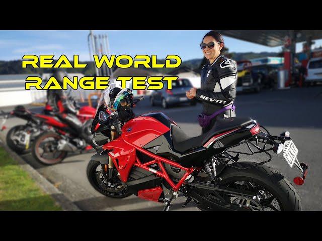 2022 Energica Eva Ribelle Range Test