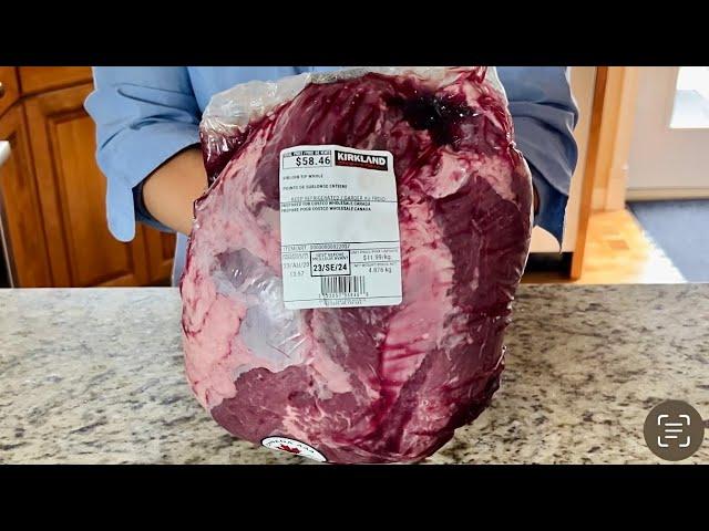 Costco Sirloin Tip Whole / Costco 2024 / Many Meals Costco Sirloin Tip Roast / ASMR cooking