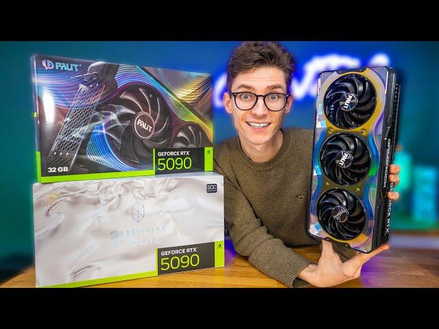 Are Overclocked RTX 5090s Worth It?!  | MSI Suprim Liquid, Palit Gamerock and Founders