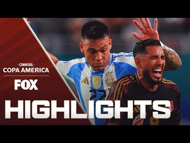 Argentina vs. Peru Highlights | 2024 Copa América