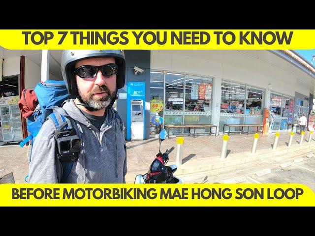 TOP SEVEN TIPS YOU NEED TO KNOW BEFORE MOTORBIKING THE MAE HONG SON LOOP IN THAILAND